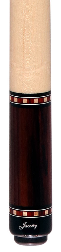 Jacoby HBV2 Series Pool Cue - Ziricote with Birdseye Maple Wrap