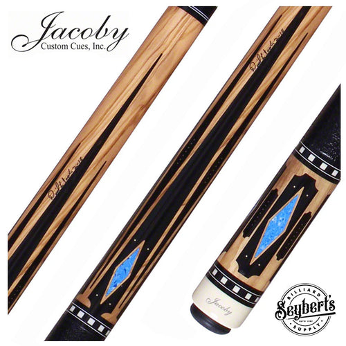 Jacoby Olivewood with Ebony Points Pool Cue - HB5 1