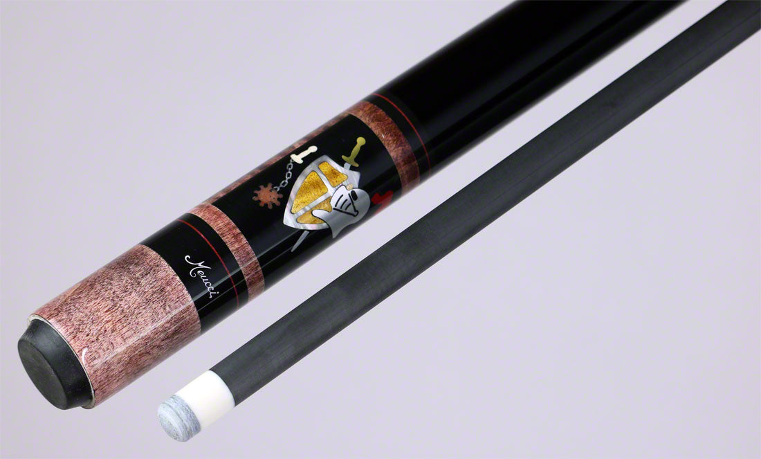 Meucci Hall Of Fame Series HOF07BURC Pool Cue - Medieval Burgundy Stained with Carbon Shaft