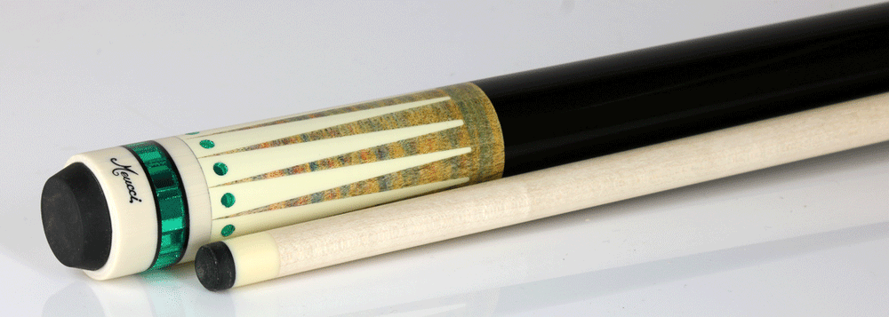 Meucci Hi Pro HP03G Pool Cue with Pro Shaft - Gray Wash Stained