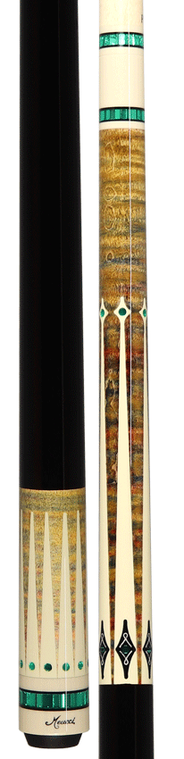 Meucci Hi Pro HP03G Pool Cue with Pro Shaft - Gray Wash Stained