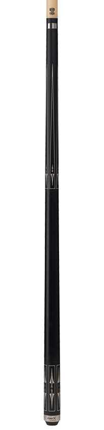 Pure X Matte Black with Mother-of-Pearl Graphic Pool Cue with MZ Sport Grip Wrap 4
