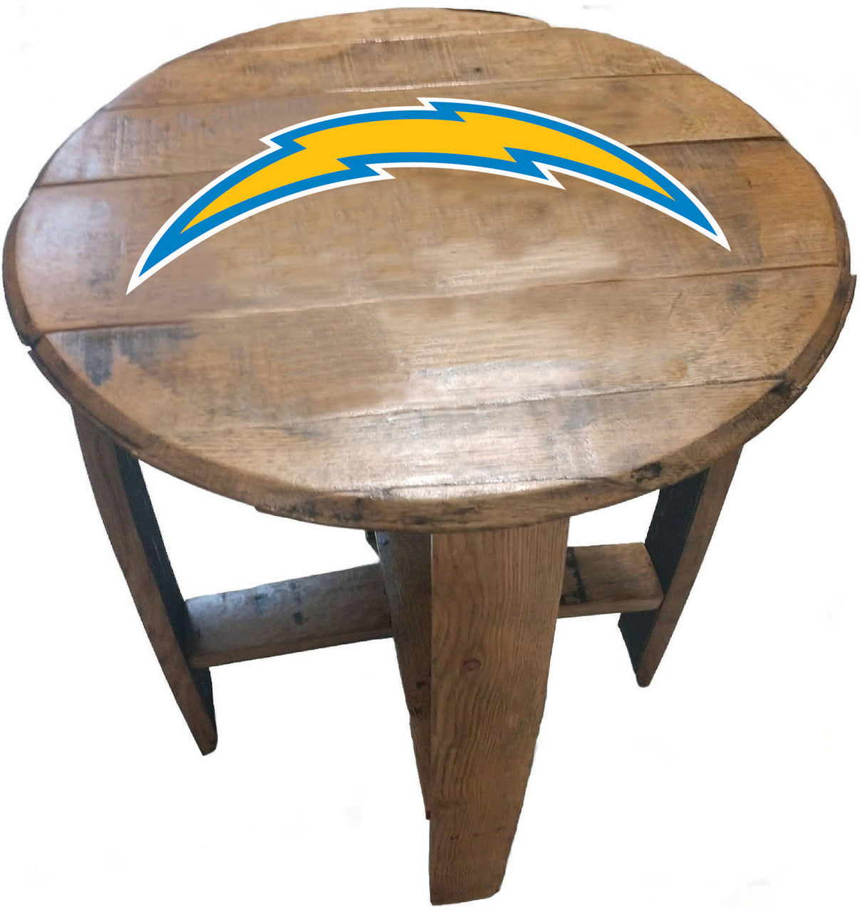 NFL Fan's Choice Oak Barrel Table