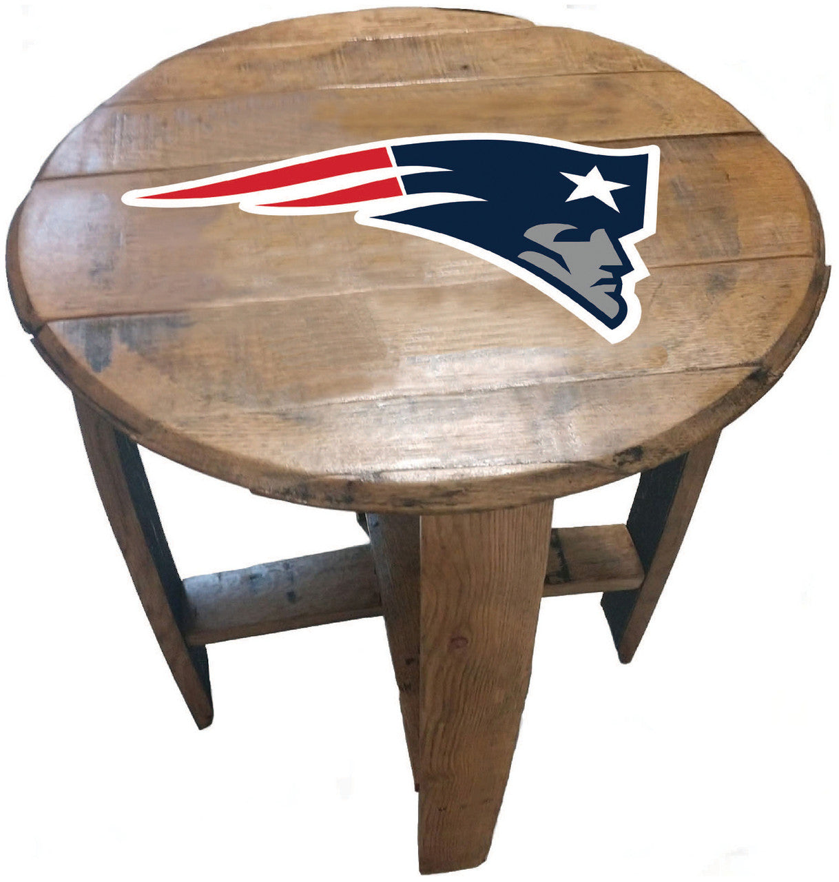 NFL Fan's Choice Oak Barrel Table
