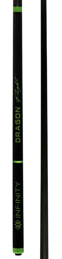 Infinity Dragon Flight Carbon Fiber Long Jump Cue - Green