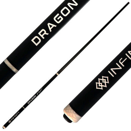 Infinity INDFIV Dragon Flight Carbon Fiber Long Jump Cue - Ivory 1