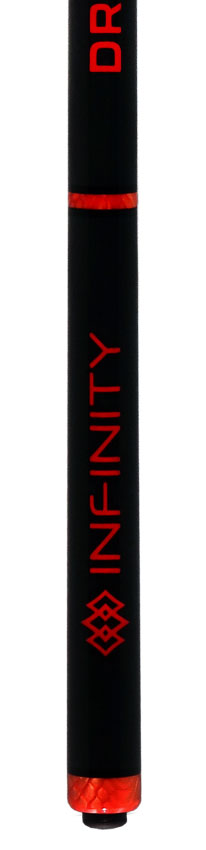 Infinity INDFMM Dragon Flight Carbon Fiber Long Jump Cue - Magma