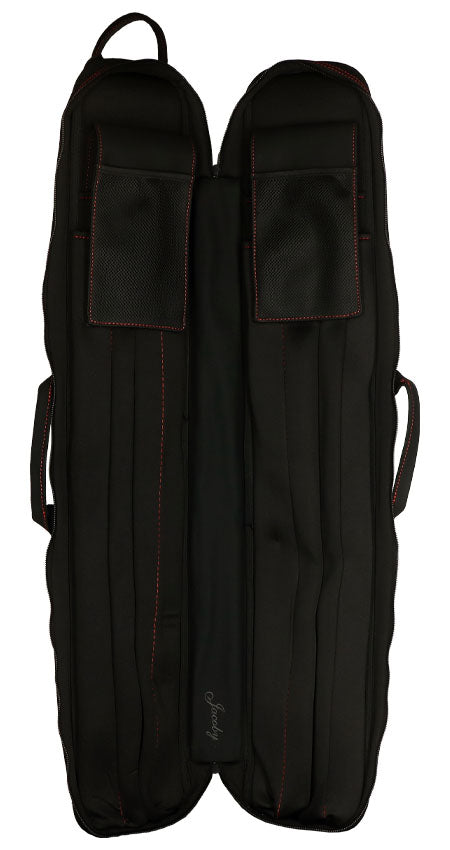 Jacoby Silver Fox 2.0 Butterfly 4x8 Soft Cue Case - Red 3