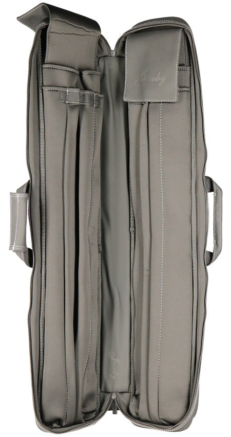 Jacoby JCSFB4X8GRNV1 Silver Fox Butterfly 4x8 Soft Pool Cue Case - Green 3