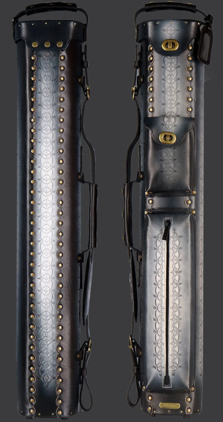 Instroke Saddle D05 Series 2x4 Pool Cue Case - Black 2