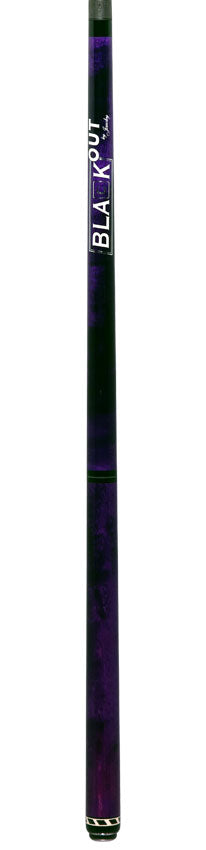Jacoby BlaCkOut JACBKOUTPUR No Wrap Break/Jump Cue - Purple