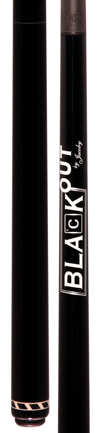 Jacoby BlaCkOut Black No Wrap Carbon Fiber Break/Jump Cue - JACBKOUT