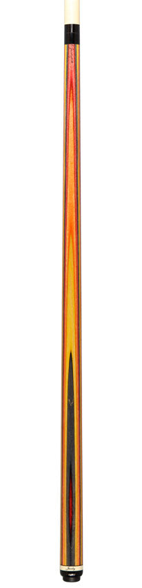 Jacoby Element Fire Laminated Pool Cue - JACLAMFIRE