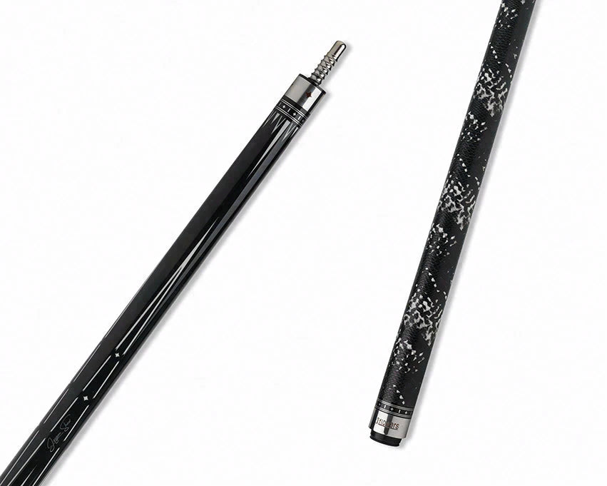 JFlowers JFCMVPBKSW Pool Cue with Carbon Shaft