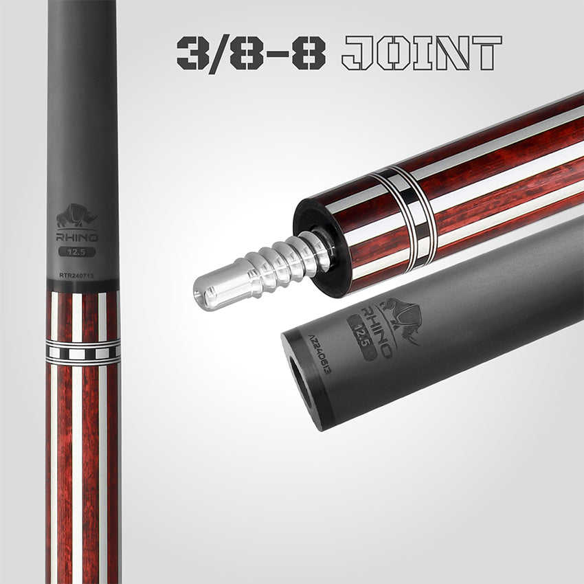 Rhino RCVOYUSA Voyager Series Carbon Pool Stick -3D Wrap USA Flag -DIS