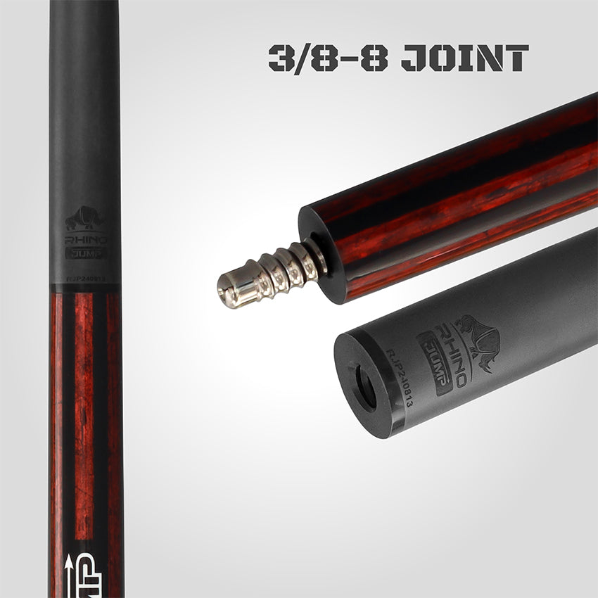 Rhino RCJMPVOYUSA Voyager Series Carbon Jump Cue - USA Flag