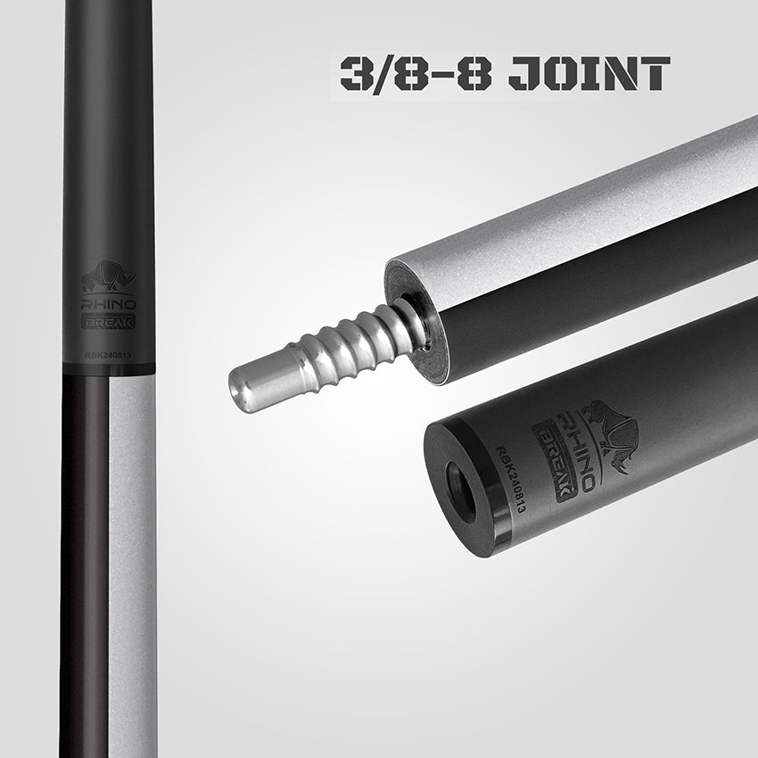 Rhino RCBRKKOM2 Komet 2 Carbon Break Cue - Silver