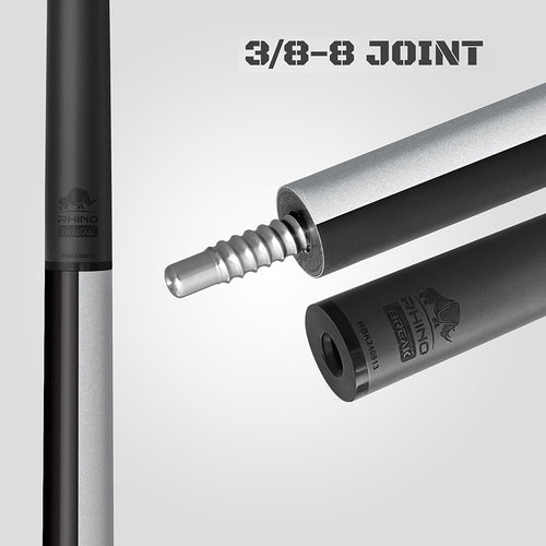 Rhino RCBRKKOM2 Komet 2 Carbon Break Cue - Silver 2