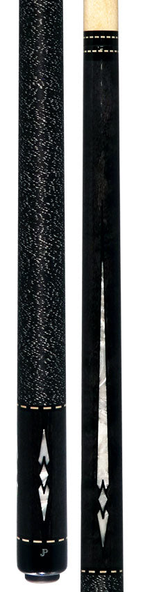 J Pechauer JP09T JP T Series Pool Cue - Carbon-Stained Maple with Linen Wrap