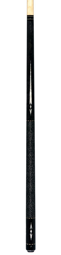 J Pechauer JP09T JP T Series Pool Cue - Carbon-Stained Maple with Linen Wrap