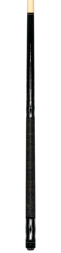 J Pechauer JP22T JP T Series Pool Cue Ebony-Stained Maple with Sim. Ebony and Pearl Framed Points with Linen Wrap 6
