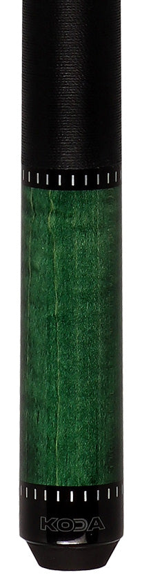 Koda KD34 Pool Cue - Green Stain with Wrap