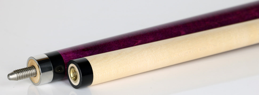 Koda KD35 Pool Cue - Purple Stain with Wrap