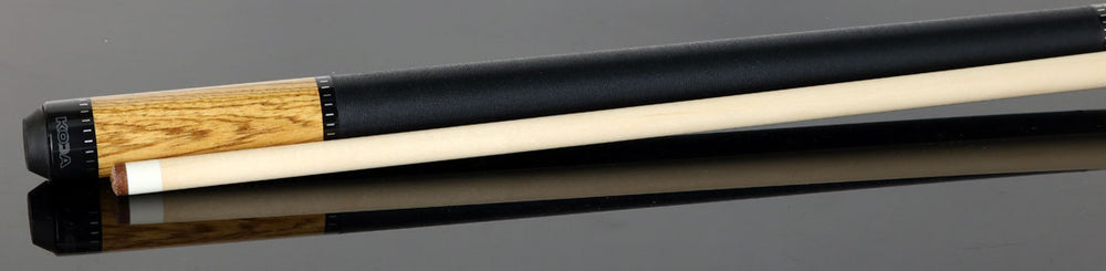 KODA KD38ZW Zebrawood Pool Cue with Linen Wrap