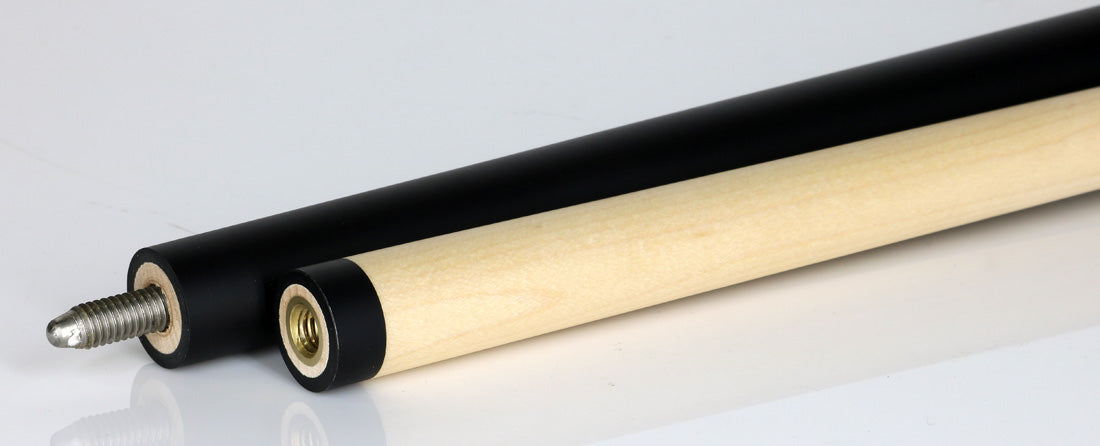 Koda KD40 Pool Cue - Matte Black with Faux Ringtail Lizard Wrap