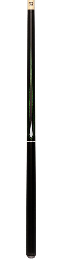 KODA Matte Black with Green and Silver Graphic Pool Cue - KD47GN 6