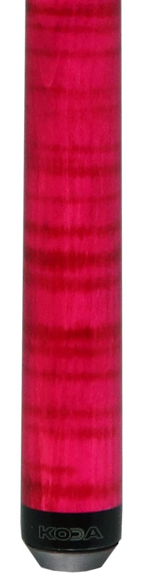 KODA Pink Stained Curly Maple 25oz. Heavy Hitter Break/Jump Cue 2