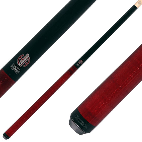 KODA Red Stained Curly Maple Heavy Hitter Break/Jump Cue 1
