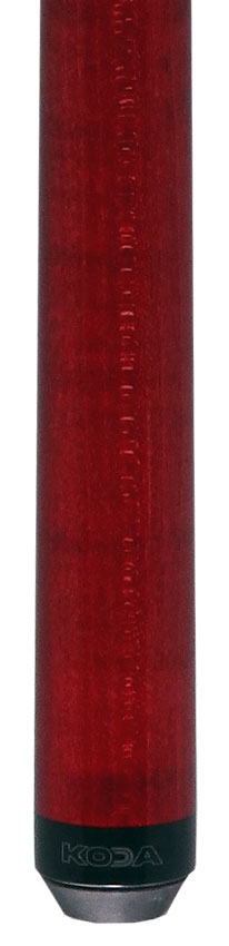 KODA Red Stained Curly Maple Heavy Hitter Break/Jump Cue 2