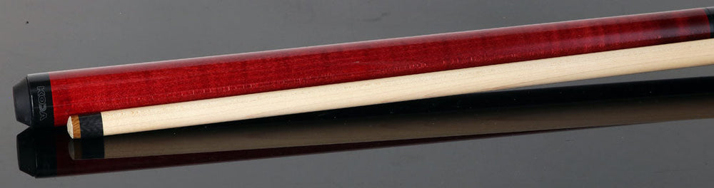 KODA Red Stained Curly Maple Heavy Hitter Break/Jump Cue