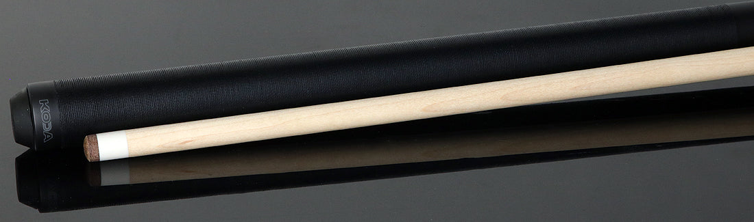 KODA Black with Red Cobra Graphic Pool Cue with Linen Wrap - KDV40BK