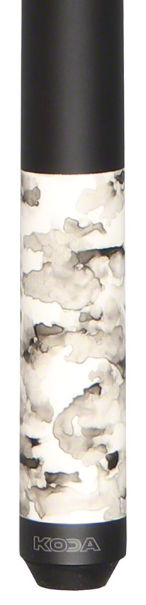 K2 KL101 Pool Cue - Matte White Smoke Graphic with 12.5mm LD Shaft