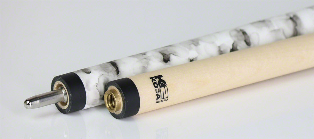 K2 KL101 Pool Cue - Matte White Smoke Graphic with 12.5mm LD Shaft