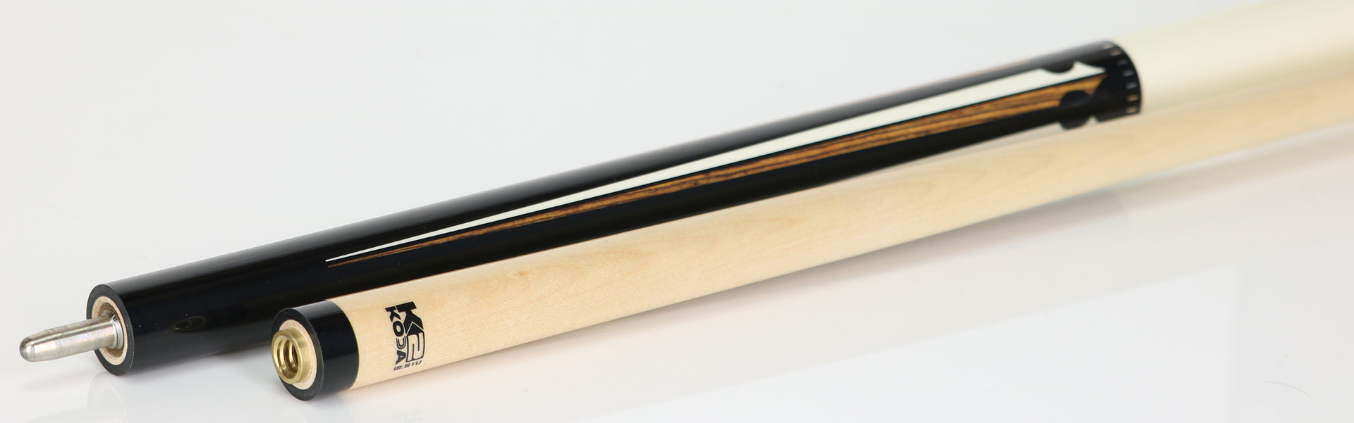 K2 KL130 Pool Cue - Black/White and Bocote Graphic with 12.5mm LD Shaft