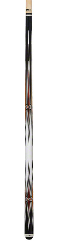 K2 KL131 Pool Cue - Cocobolo and Bocote Graphic with 12.5mm LD Shaft 6