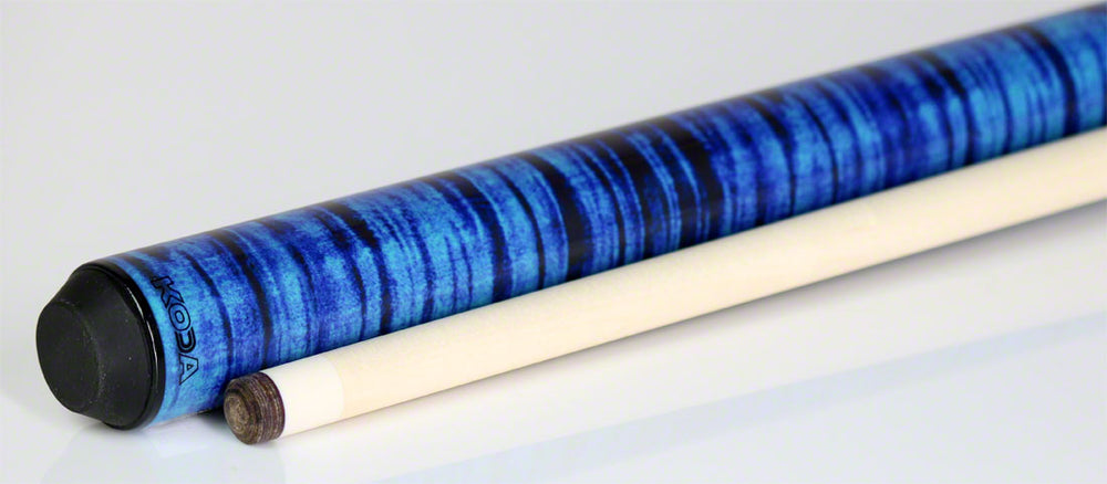 K2 KL141 Pool Cue - 4 Black Points and Blue Recon Graphic with 12.5mm LD Shaft