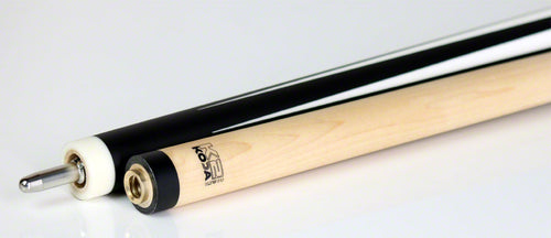 K2 KL191 Pool Cue - 6 Point Black and White Graphic with 11.75mm LD Shaft 4