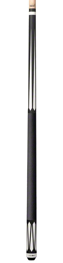 K2 KL191 Pool Cue - 6 Point Black and White Graphic with 11.75mm LD Shaft