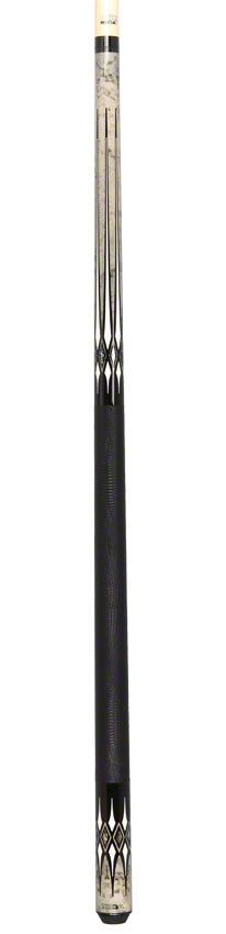K2 KL192 Pool Cue - Grey/Black/Abalone Graphic with 11.75mm LD Shaft