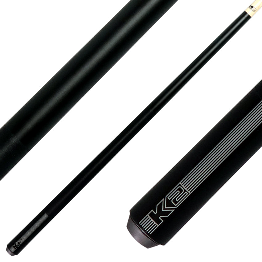 K2 KLB10 Black/Gray Sport Pool Cue with 12.50mm LD Shaft