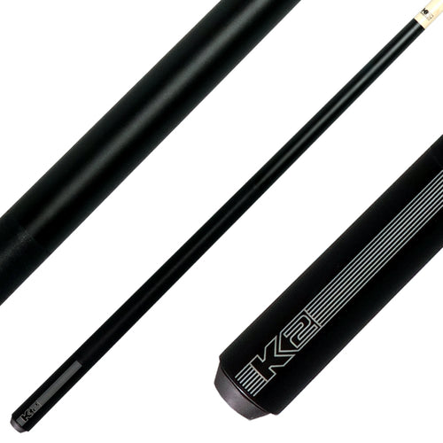 K2 KLB10 Black/Gray Sport Pool Cue with 12.50mm LD Shaft 1