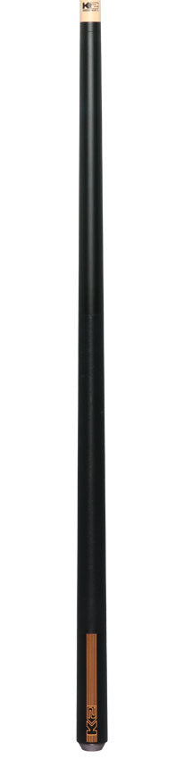 K2 KLB12 Black/Yellow Sport Pool Cue with 12.50mm LD Shaft
