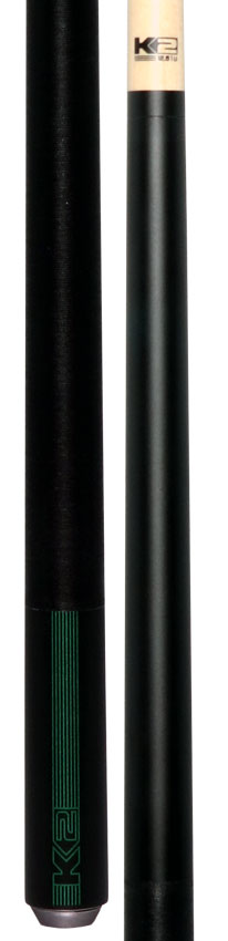 K2 KLB13 Black/Green Sport Pool Cue with 12.50mm LD Shaft 5