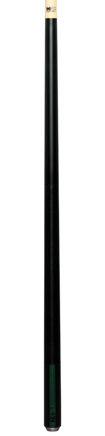 K2 KLB13 Black/Green Sport Pool Cue with 12.50mm LD Shaft