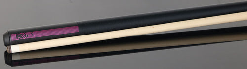 K2 KLB14 Black/Pink Sport Pool Cue with 12.50mm LD Shaft 3