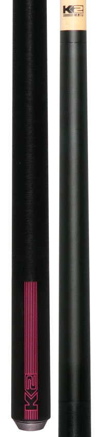 K2 KLB14 Black/Pink Sport Pool Cue with 12.50mm LD Shaft 5